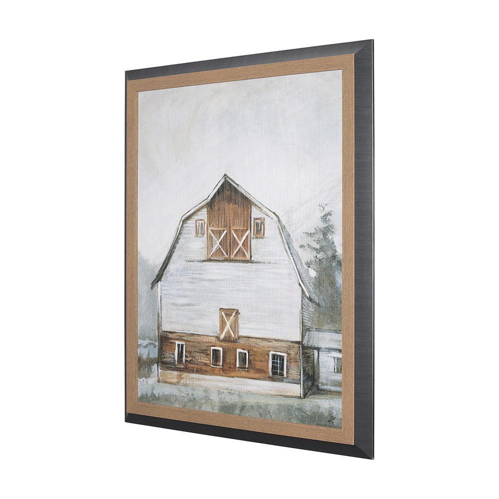 Mercana - Old Barn II by Mercana Studio a Hand Embellished Textured Framed Art Print - 14604 view 2