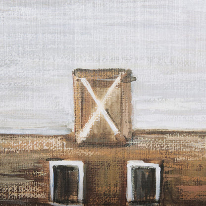 Mercana - Old Barn II by Mercana Studio a Hand Embellished Textured Framed Art Print - 14604 view 6