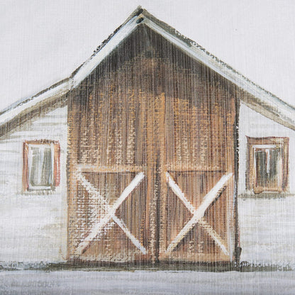 Mercana - Old Barn II by Mercana Studio a Hand Embellished Textured Framed Art Print - 14604 view 7