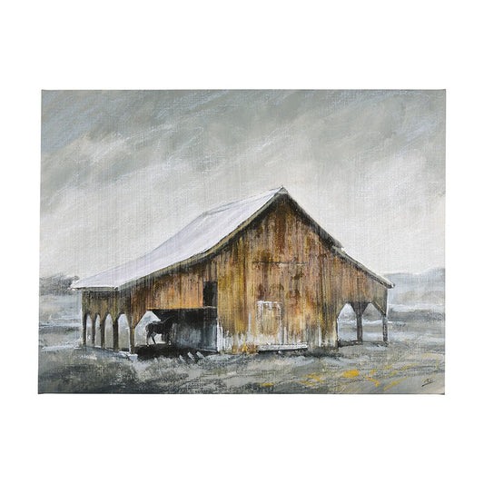 Mercana - Old Barn III by Mercana Studio a Hand Embellished Textured Canvas - 102411-L view 1