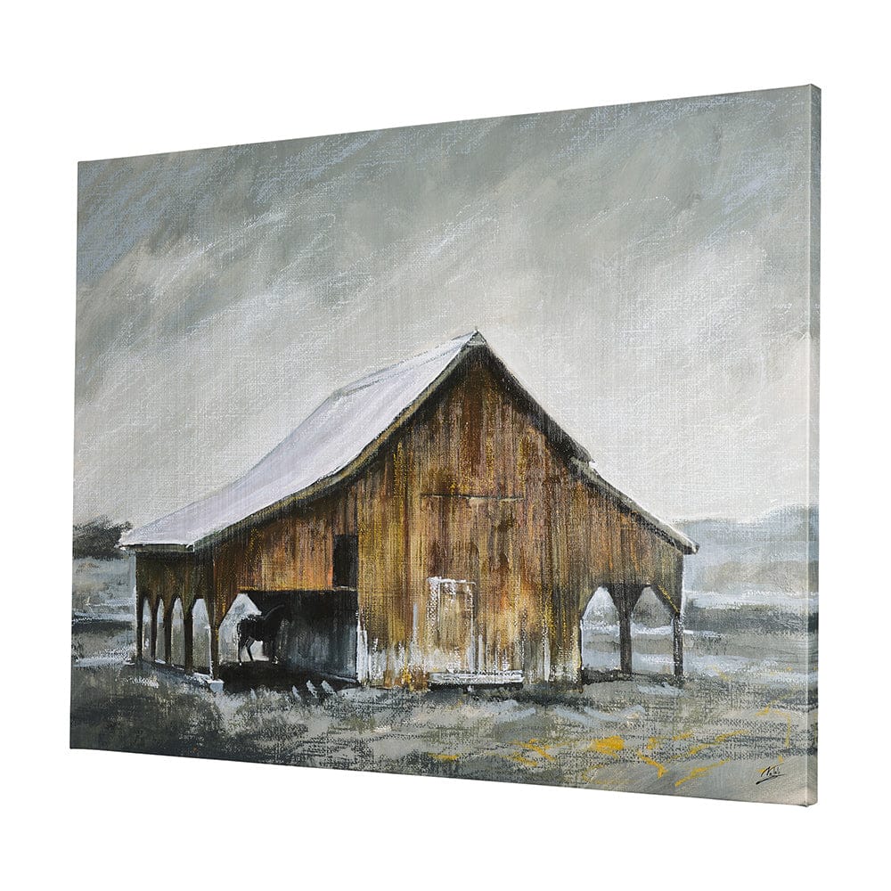Mercana - Old Barn III by Mercana Studio a Hand Embellished Textured Canvas - 102411-L view 2