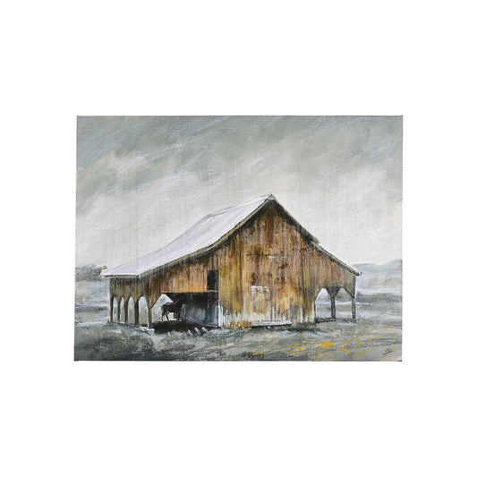 Mercana - Old Barn III by Mercana Studio a Hand Embellished Textured Canvas - 102411-S view 1