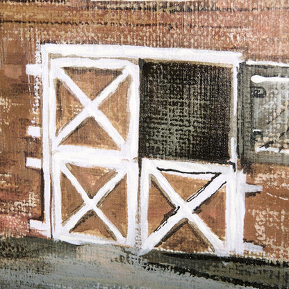 Mercana - Old Barn IV by Mercana Studio a Hand Embellished Textured Canvas - 102412-L view 6