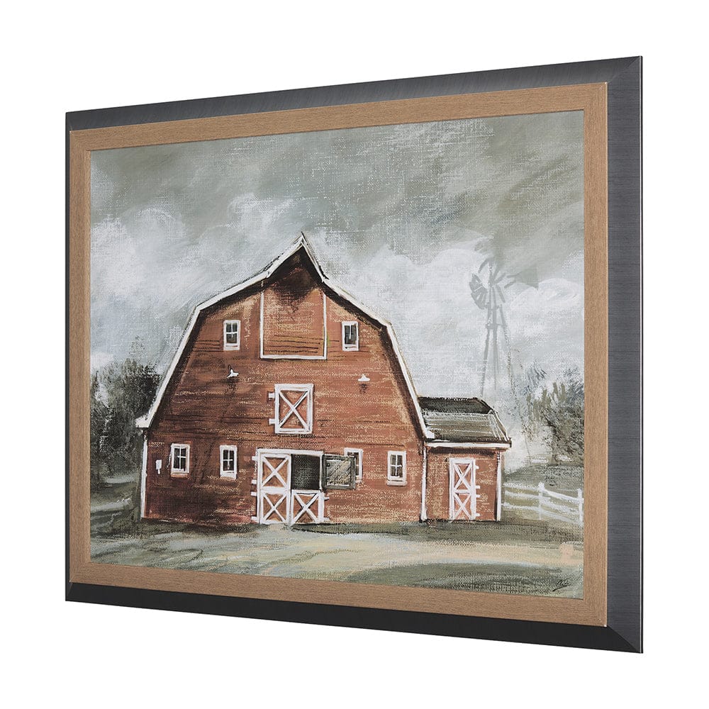 Mercana - Old Barn IV by Mercana Studio a Hand Embellished Textured Framed Art Print - 14606 view 2
