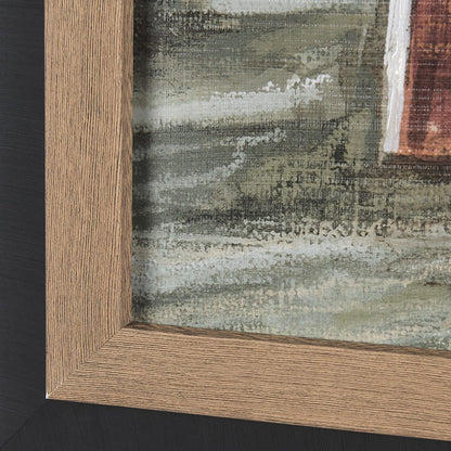 Mercana - Old Barn IV by Mercana Studio a Hand Embellished Textured Framed Art Print - 14606 view 5