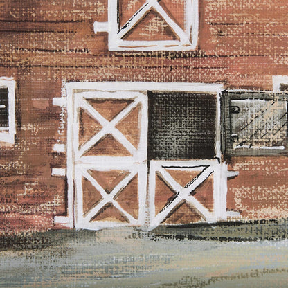 Mercana - Old Barn IV by Mercana Studio a Hand Embellished Textured Framed Art Print - 14606 view 6