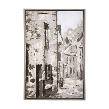 Mercana - Old Lane I by Mercana Studio a Hand Embellished Textured Framed Art Print - 14878 view 1