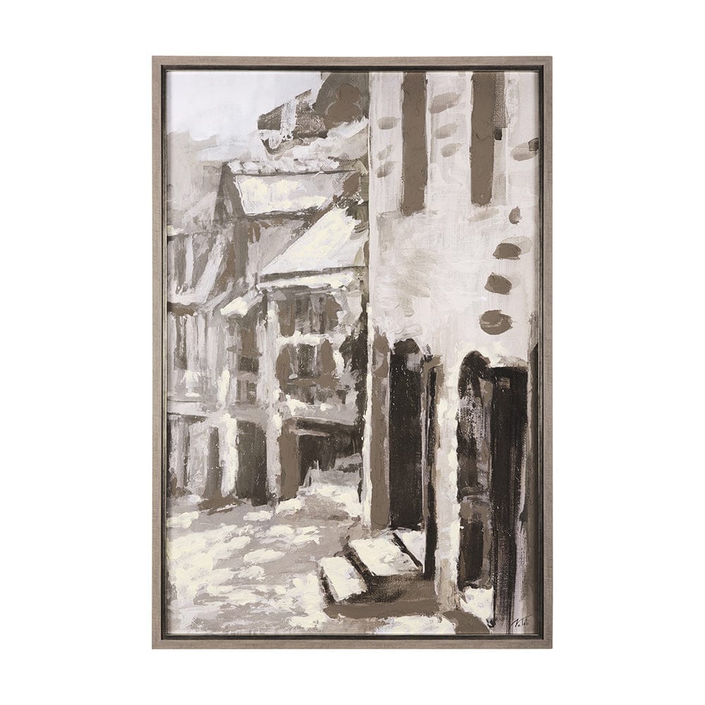 Mercana - Old Lane II by Mercana Studio a Hand Embellished Textured Framed Art Print - 14879 view 1