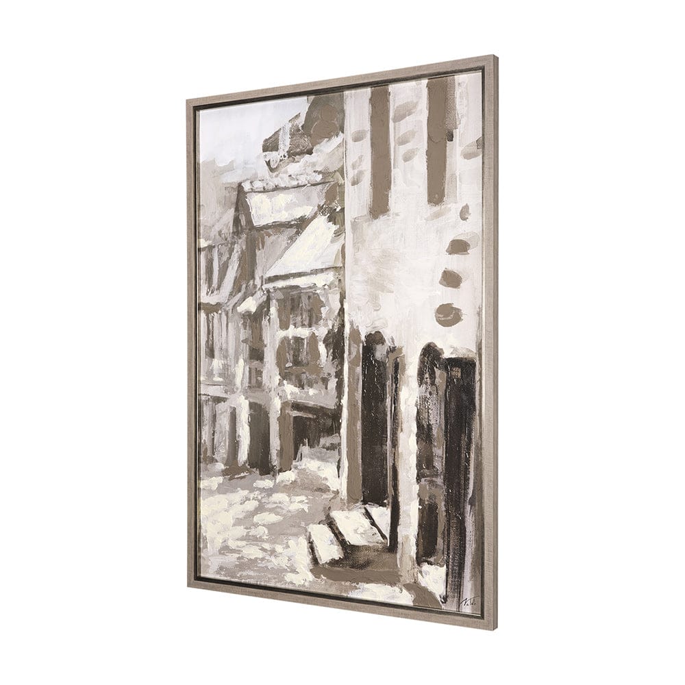 Mercana - Old Lane II by Mercana Studio a Hand Embellished Textured Framed Art Print - 14879 view 2