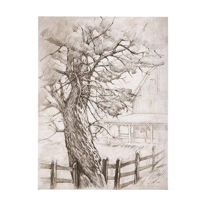 Mercana - Old West Collection I Farm view by Mercana Studio a Hand Embellished Textured Canvas - 102455-L view 1