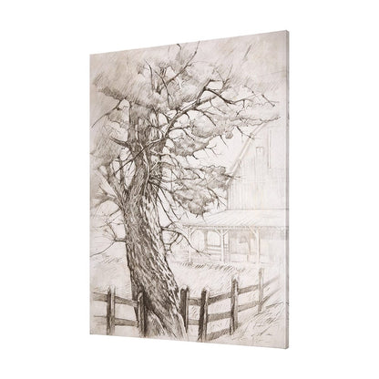 Mercana - Old West Collection I Farm view by Mercana Studio a Hand Embellished Textured Canvas - 102455-L view 2