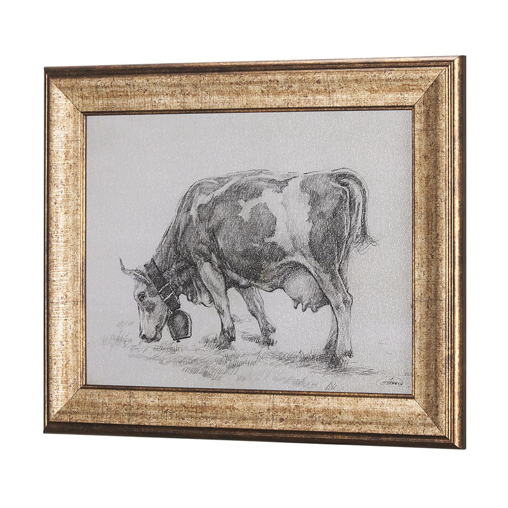 Mercana - Old West Collection I Farm view by Mercana Studio a Hand Embellished Textured Framed Art Print - 14783 view 5