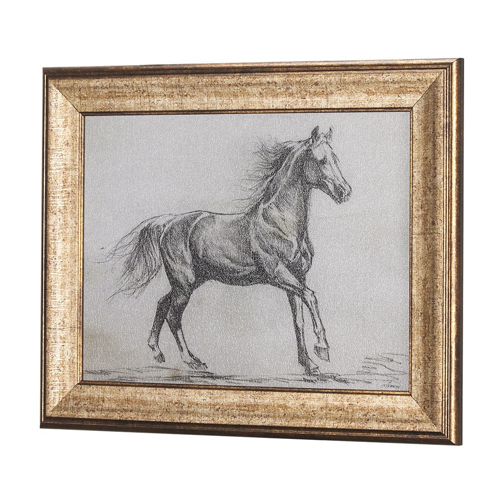 Mercana - Old West Collection I Farm view by Mercana Studio a Hand Embellished Textured Framed Art Print - 14783 view 7