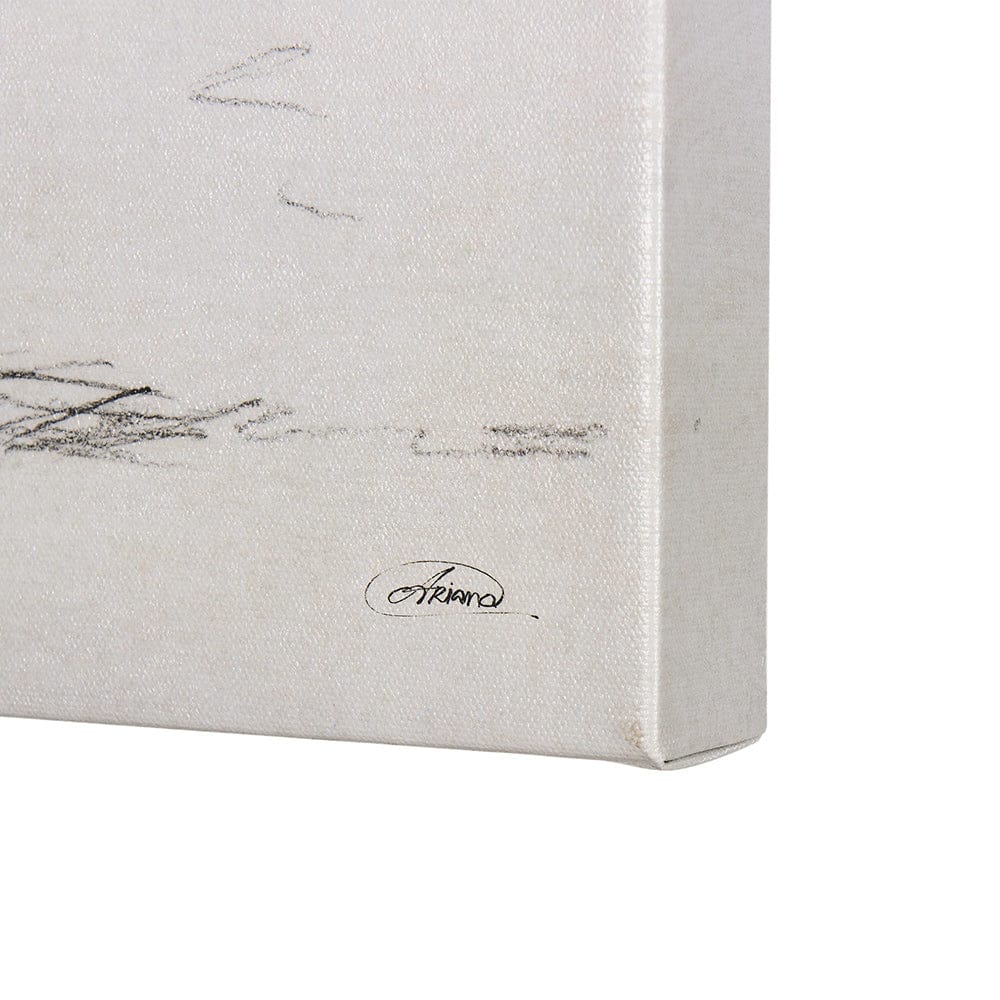 Mercana - Old West Collection IV Cow Sketch by Mercana Studio a Hand Embellished Textured Canvas - 102456-S view 5
