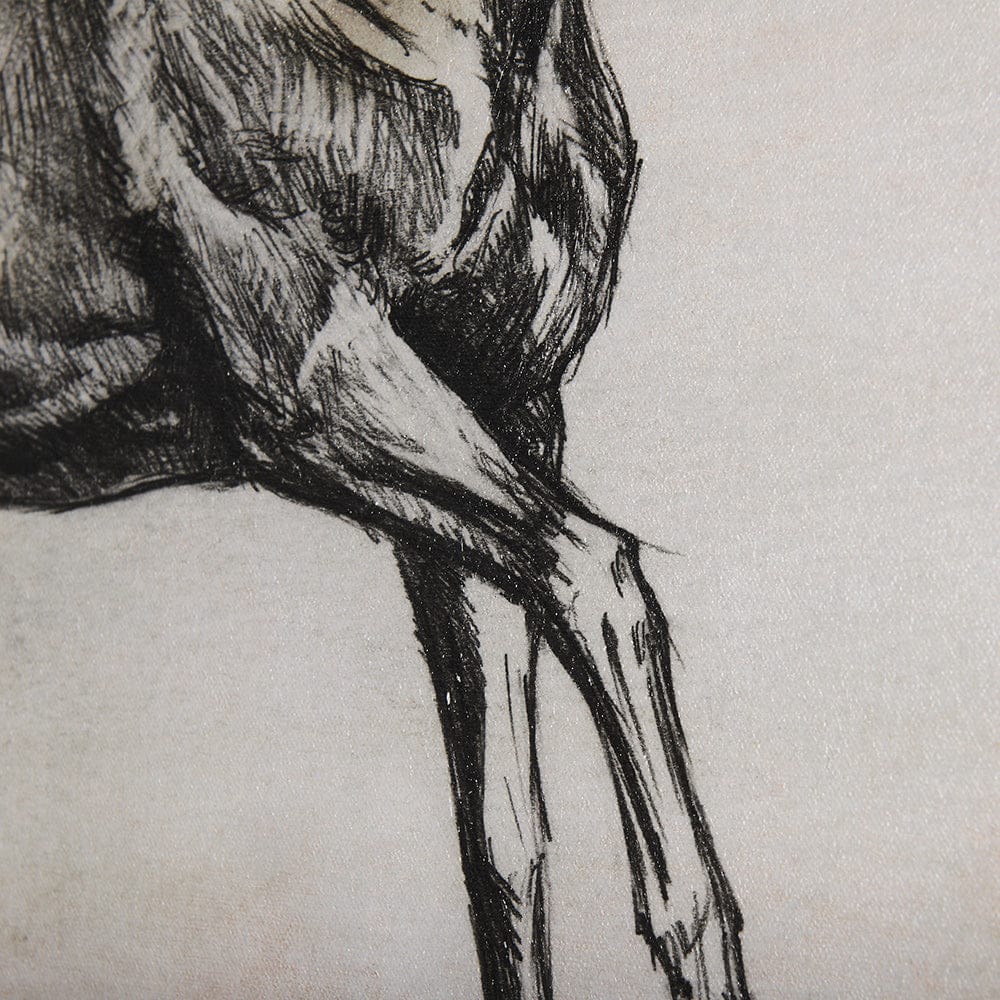 Mercana - Old West Collection V Horse Sketch by Mercana Studio a Hand Embellished Textured Canvas - 102457-L view 6