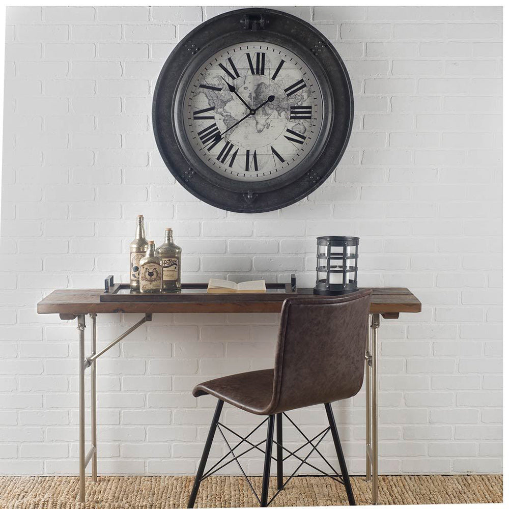 Mercana - Oliver Black Metal/Glass Caged Table Candle Holder - 67190_CLOSEOUT view 3