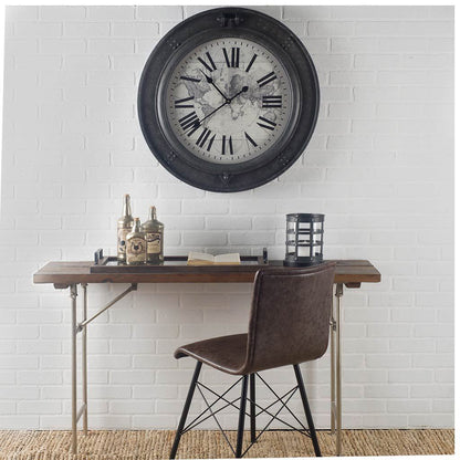 Mercana - Oliver Black Metal/Glass Caged Table Candle Holder - 67190_CLOSEOUT view 3