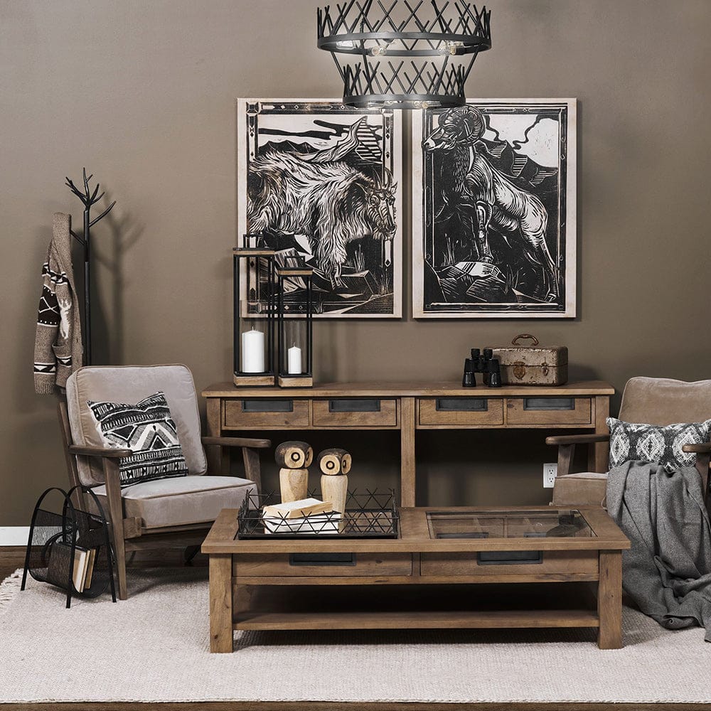 Mercana - Olympus II Brown Velvet Covered Wooden Frame Accent Chair - 68184 view 7