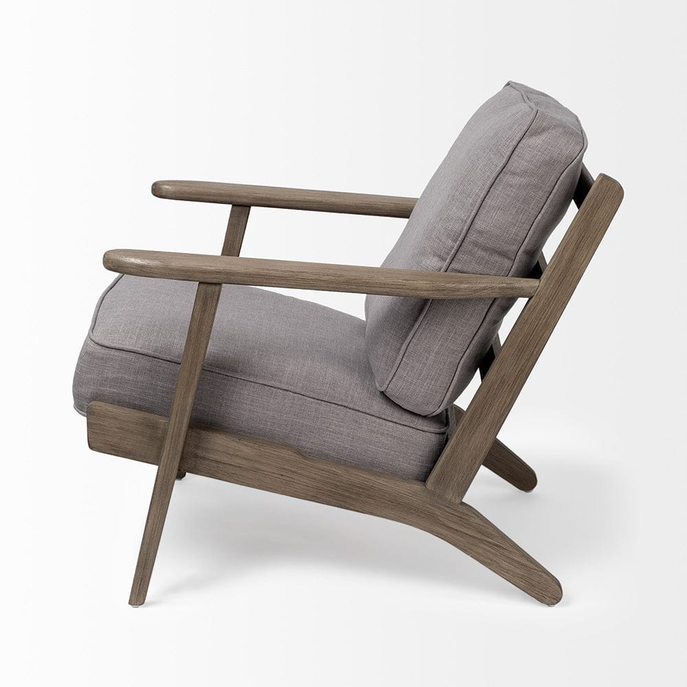 Mercana - Olympus II Flint Gray Fabric Covered Wooden Frame Accent Chair - 68185_CLOSEOUT view 3