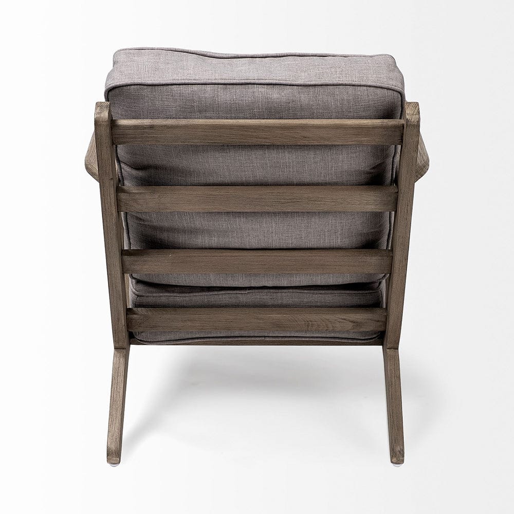 Mercana - Olympus II Flint Gray Fabric Covered Wooden Frame Accent Chair - 68185_CLOSEOUT view 5