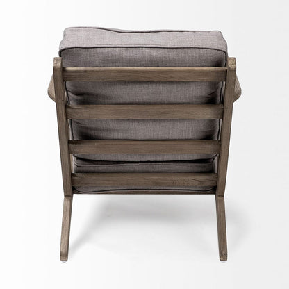 Mercana - Olympus II Flint Gray Fabric Covered Wooden Frame Accent Chair - 68185_CLOSEOUT view 5