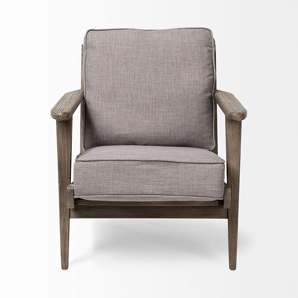 Mercana - Olympus II Flint Gray Fabric Covered Wooden Frame Accent Chair - 68185_CLOSEOUT view 6