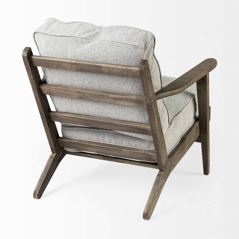 Mercana - Olympus VI Frost Grey Fabric Wrapped Wooden Frame Accent Chair - 68728_CLOSEOUT view 3