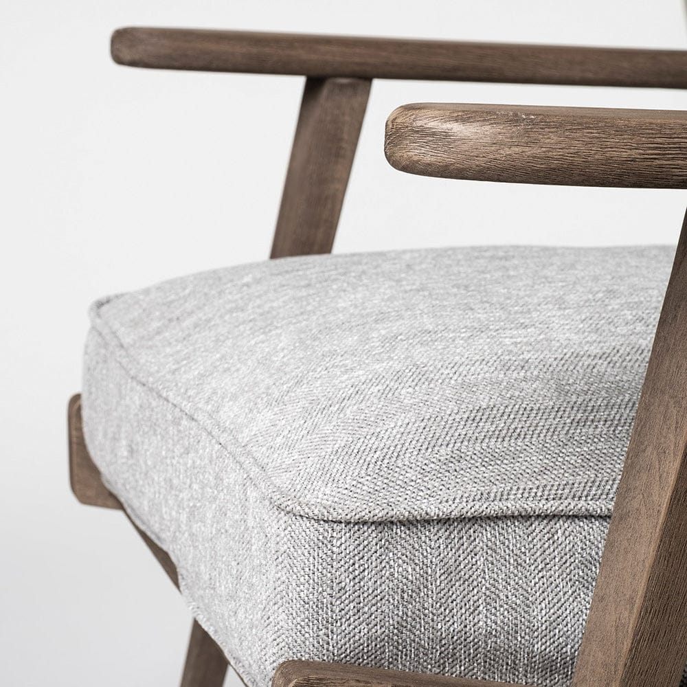 Mercana - Olympus VI Frost Grey Fabric Wrapped Wooden Frame Accent Chair - 68728_CLOSEOUT view 7
