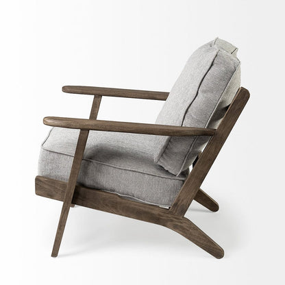 Mercana - Olympus VI Frost Grey Fabric Wrapped Wooden Frame Accent Chair - 68728_CLOSEOUT view 10