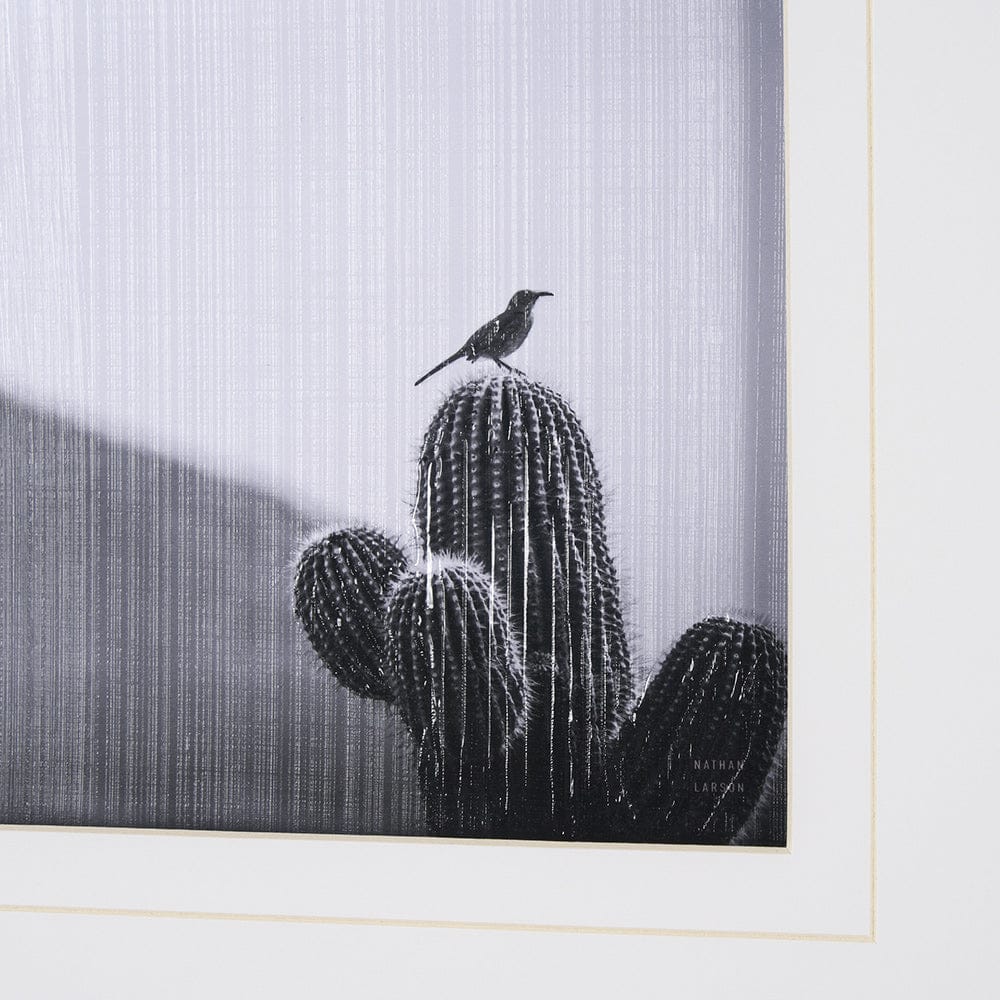 Mercana - On Guard by Nathan Larson a Hand Embelished Textured Framed Art Print Matted under Glass - 15466 view 6