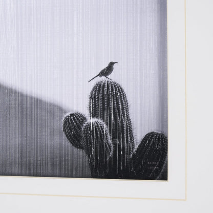 Mercana - On Guard by Nathan Larson a Hand Embelished Textured Framed Art Print Matted under Glass - 15466 view 6