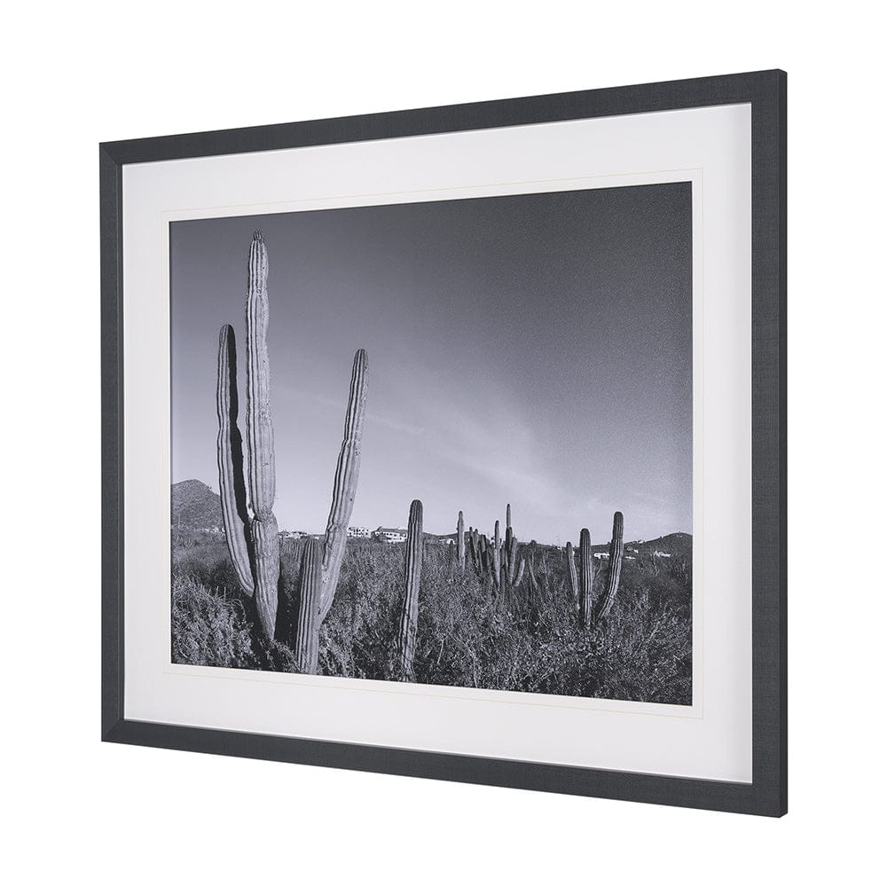 Mercana - On The Ranch Cactus I by Norm Stelfox Hand Embelished Textured Framed Art Print Matted under Glass - 15450 view 2
