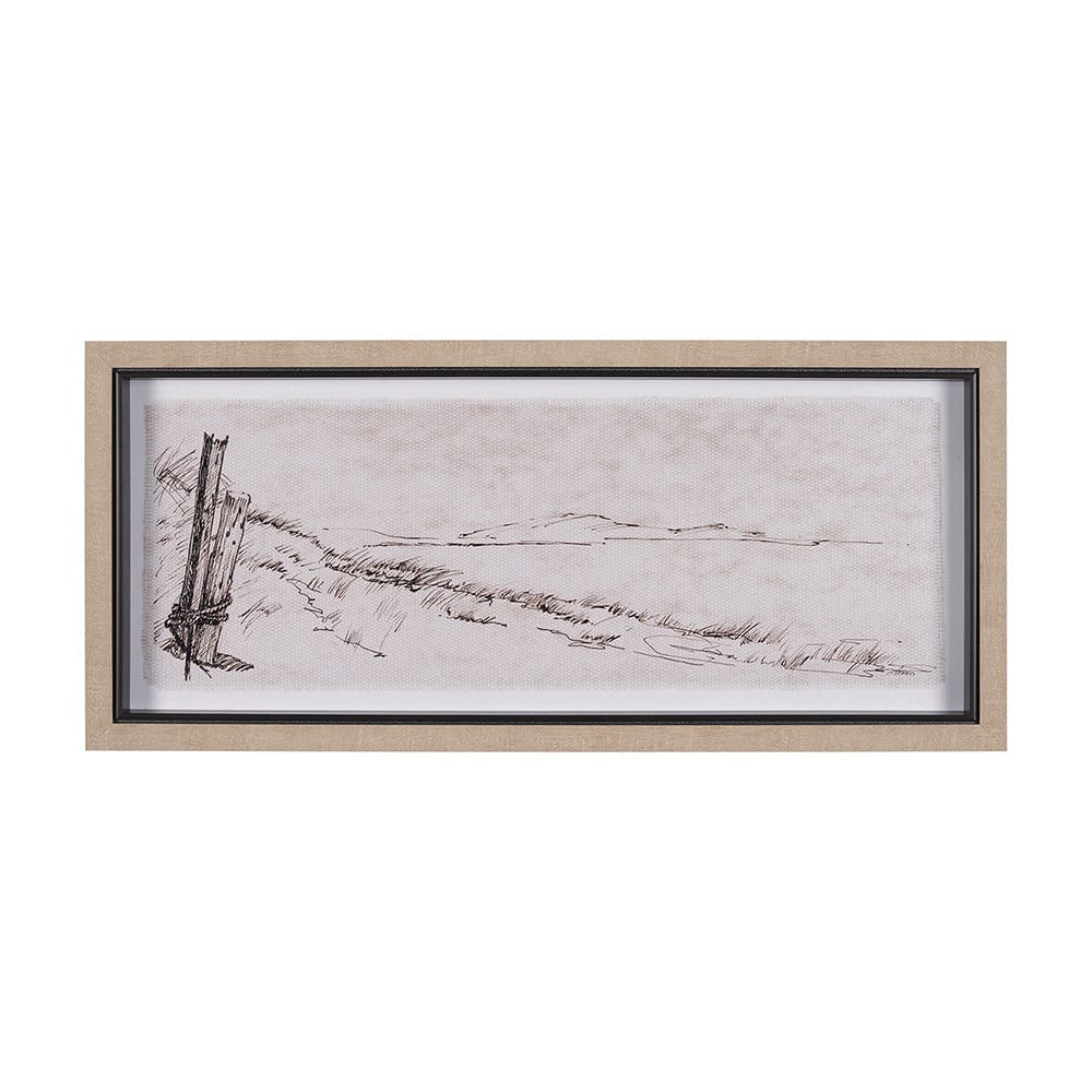Mercana - On the Shore I by Mercana Studio a Hand Embellished Textured Framed Art Print - 14994 view 1