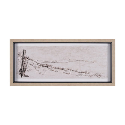 Mercana - On the Shore I by Mercana Studio a Hand Embellished Textured Framed Art Print - 14994 view 1