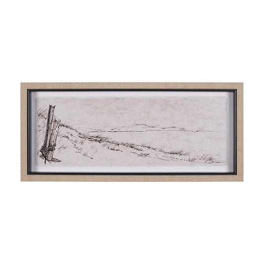 Mercana - On the Shore I by Mercana Studio a Hand Embellished Textured Framed Art Print - 14994 view 1