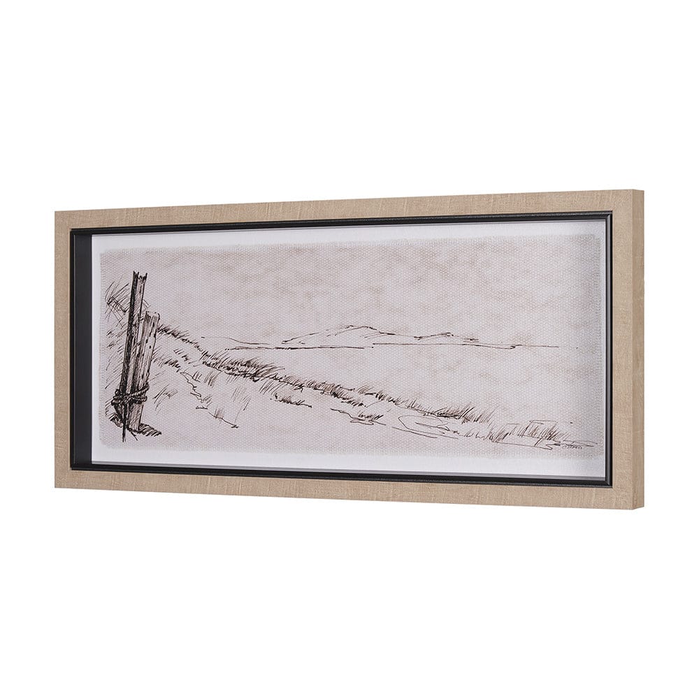Mercana - On the Shore I by Mercana Studio a Hand Embellished Textured Framed Art Print - 14994 view 2