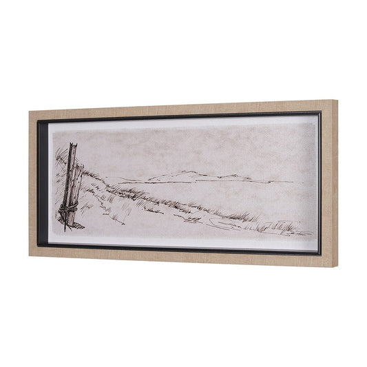 Mercana - On the Shore I by Mercana Studio a Hand Embellished Textured Framed Art Print - 14994 view 2