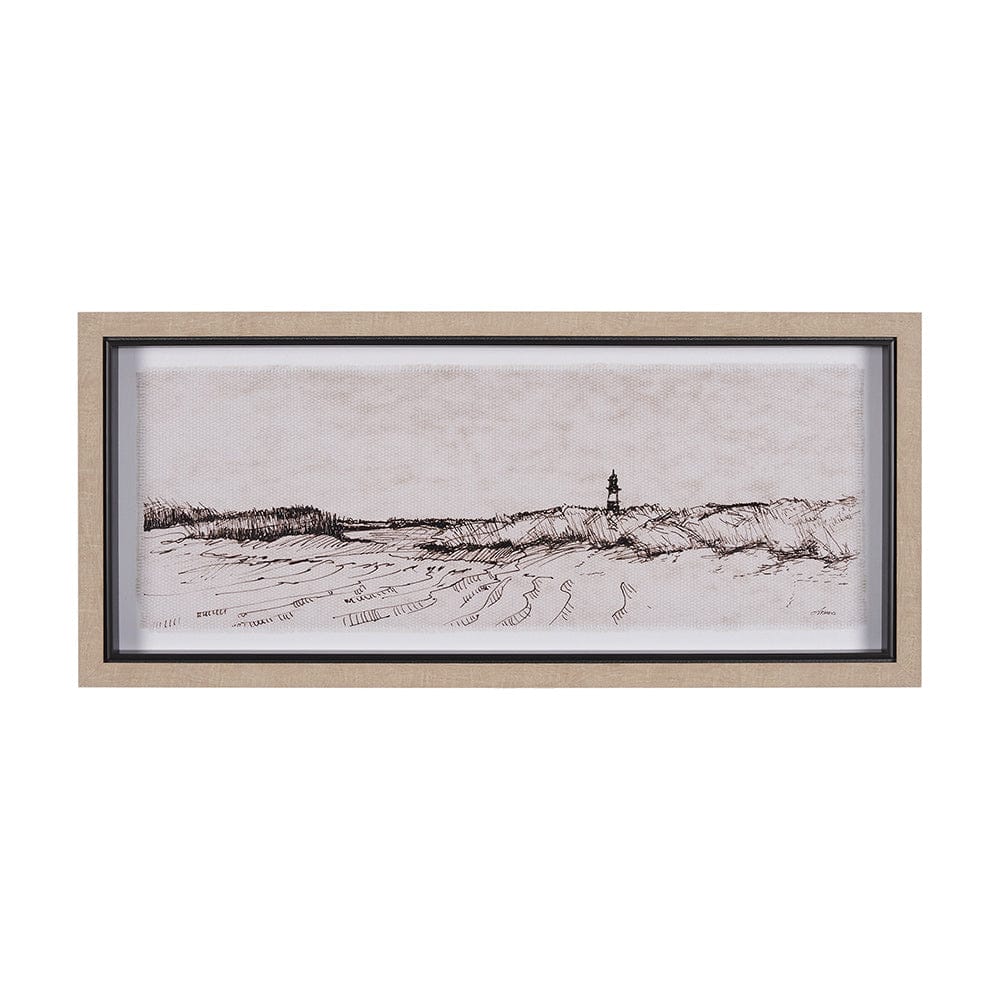 Mercana - On the Shore II by Mercana Studio a Hand Embellished Textured Framed Art Print - 14995 view 1
