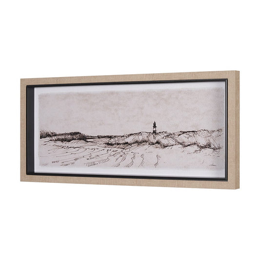 Mercana - On the Shore II by Mercana Studio a Hand Embellished Textured Framed Art Print - 14995 view 2