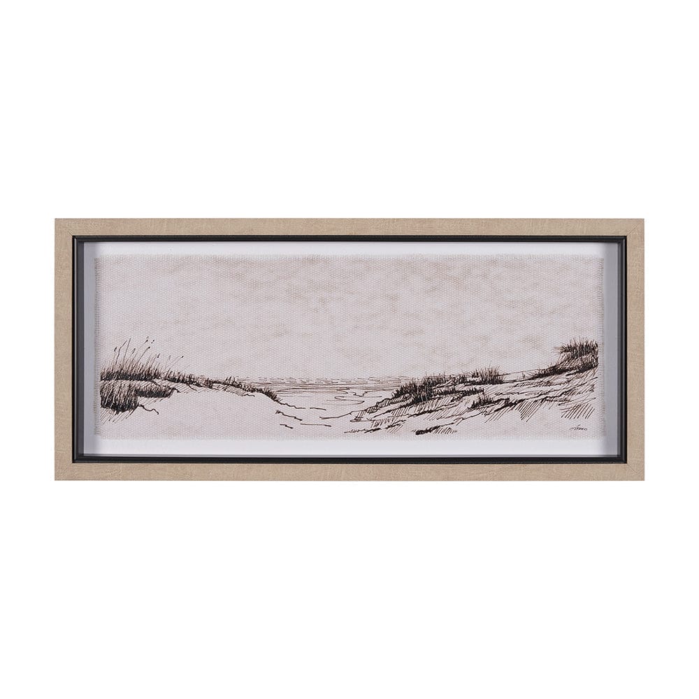 Mercana - On the Shore III by Mercana Studio a Hand Embellished Textured Framed Art Print - 14996 view 1