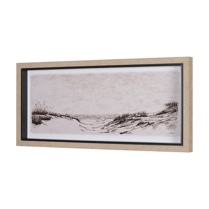 Mercana - On the Shore III by Mercana Studio a Hand Embellished Textured Framed Art Print - 14996 view 2