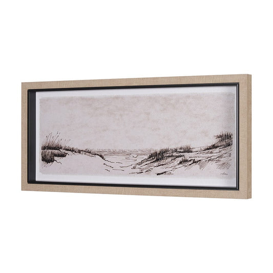 Mercana - On the Shore III by Mercana Studio a Hand Embellished Textured Framed Art Print - 14996 view 2