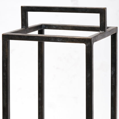 Mercana - Orionis Wood w/ Black Metal Lantern Candle Holder - 68651 view 5