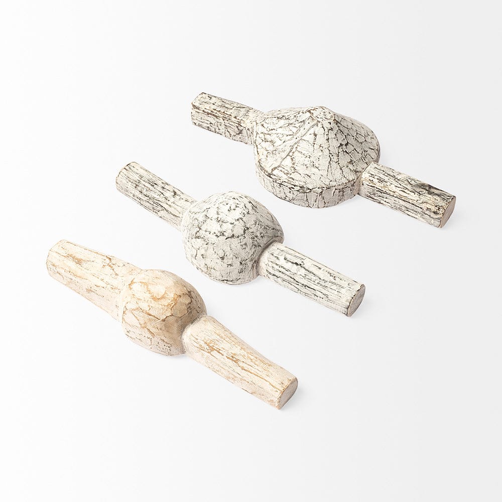 Mercana - Oro White Tribal Inspired Measuring Cups (Set of 3) - 68898 view 2