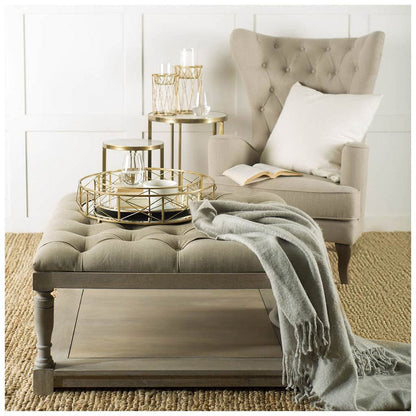 Mercana - Othello II Short Antiqued Brass Metal Table Candle Holder - 67187_CLOSEOUT view 3