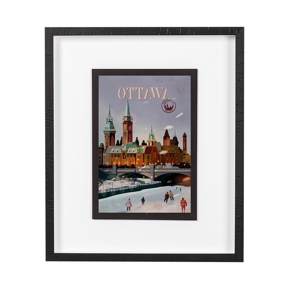 Mercana - Ottawa Go Canada M by Mercana Studio a Framed Art Print Matted under Glass - 13778 view 1