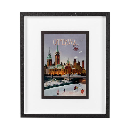Mercana - Ottawa Go Canada M by Mercana Studio a Framed Art Print Matted under Glass - 13778 view 1
