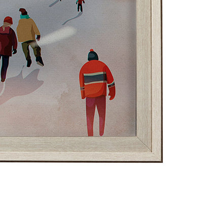 Mercana - Ottawa Go Canada XL by Mercana Studio a Hand Embellished Decograph Framed Art Print under Glass - 13801 view 3