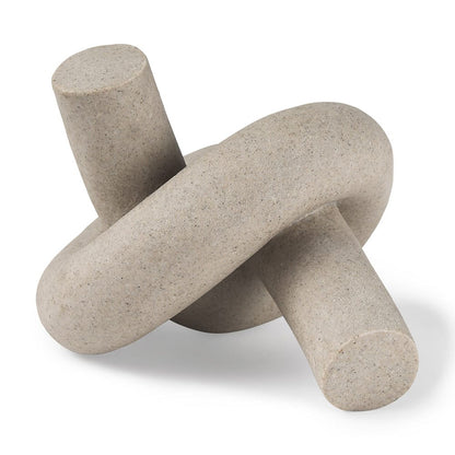 Mercana - Otto Sandstone Resin Large Knot Sculpture Decorative Object - 70180 view 1