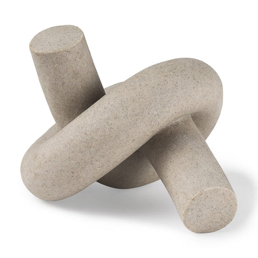 Mercana - Otto Sandstone Resin Large Knot Sculpture Decorative Object - 70180 view 1